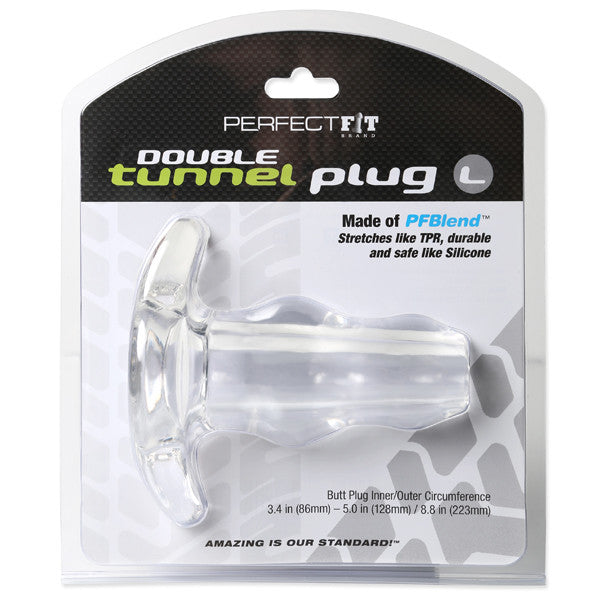 Perfect Fit Double Tunnel Plug Ice Large