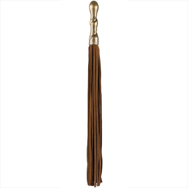 Ouch Deluxe Luxury Whip Copper Brown
