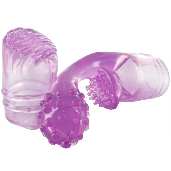 Wand Essentials Battery Wand Tip Kit Purple