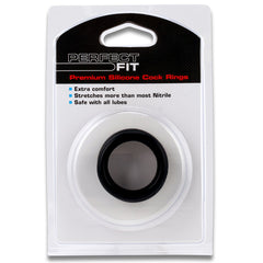 Perfect Fit Silicone 3 Ring M Black