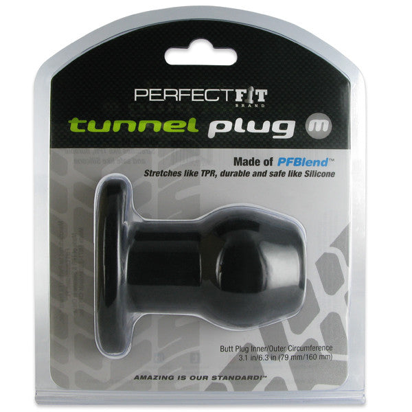 Perfect Fit Tunnel Plug Black Medium