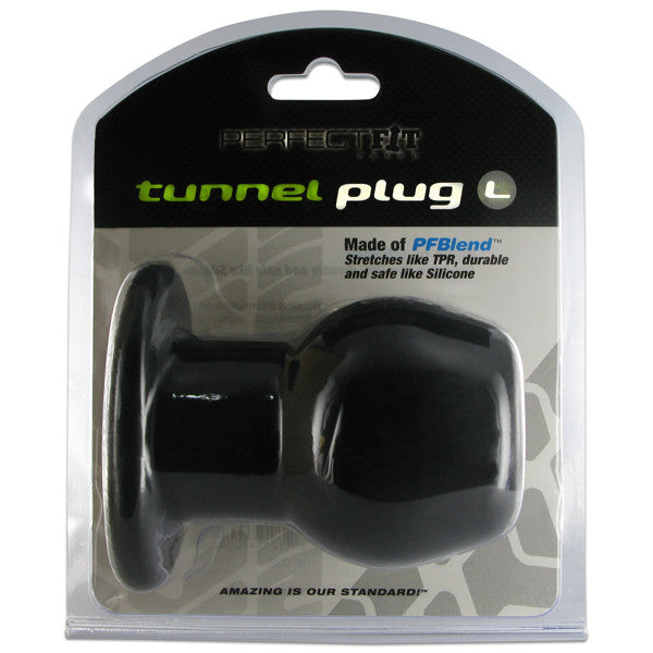 Perfect Fit Tunnel Plug Black Large