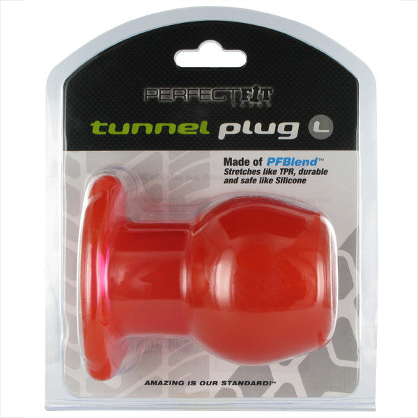 Perfect Fit Tunnel Plug Red Large