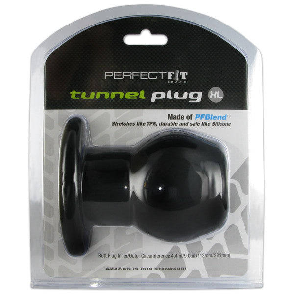 Perfect Fit Tunnel Plug Black X Large