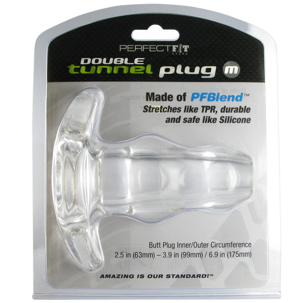 Perfect Fit Double Tunnel Plug Ice Medium
