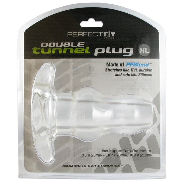 Perfect Fit Double Tunnel Plug Ice X Large