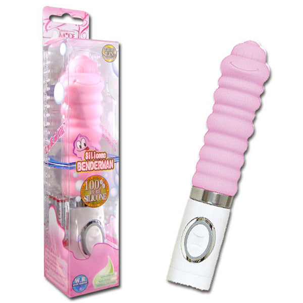 Silicone Benderman - Waterproof Vibrator - Pink