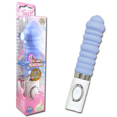 Silicone Benderman - Waterproof Vibrator - Blue