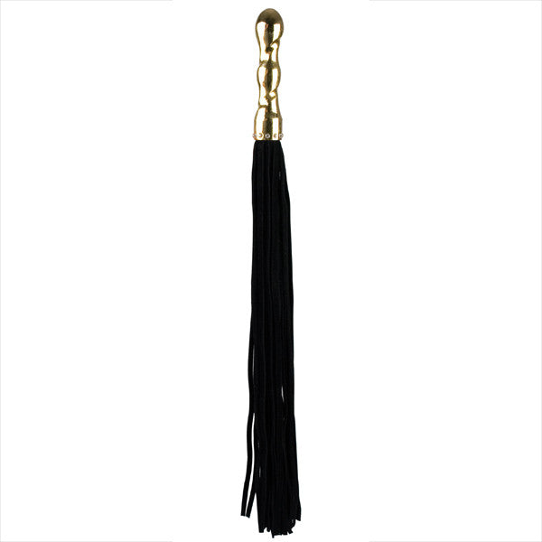 Ouch Deluxe Luxury Whip 18kGold Black