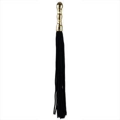 Ouch Deluxe Luxury Whip 18kGold Black