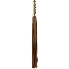 Ouch Deluxe Luxury Whip Copper Brown