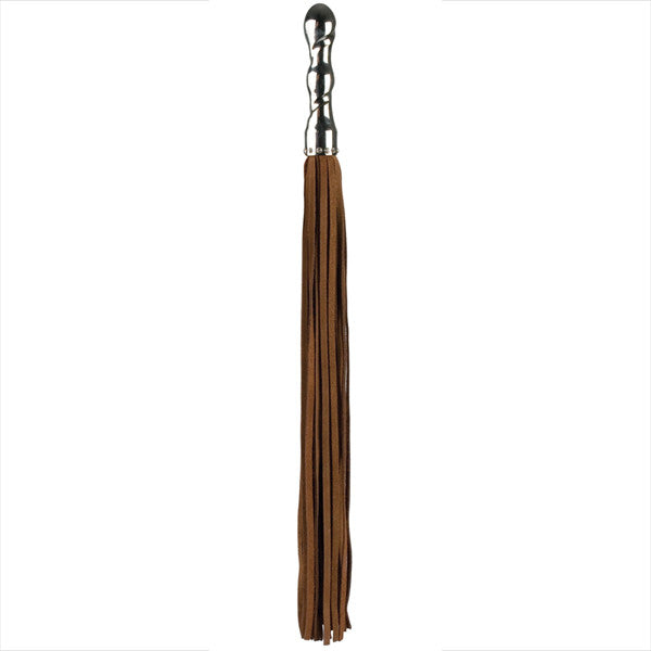 Ouch Deluxe Luxury Whip 18kWhitegold Brown