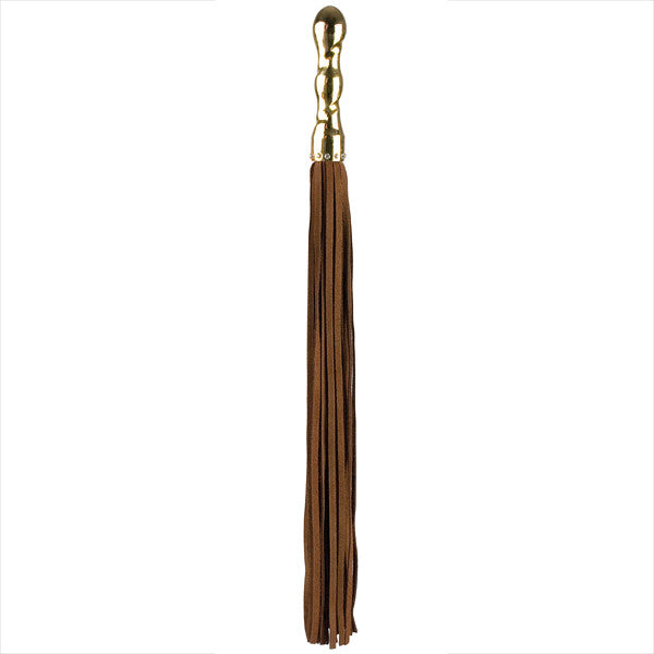 Ouch Deluxe Luxury Whip 18kGold Brown