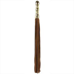 Ouch Deluxe Luxury Whip 18kGold Brown